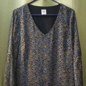 CAbi Baby Floral Poise Bell Sleeve Dress